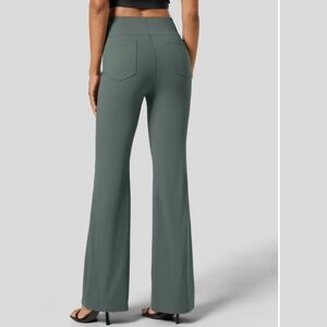 Halara Flex High Waisted Back Side Pocket Slight Flare Work Pants